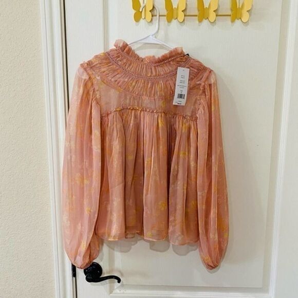 NWT French Connection Floral print size xs Blouse - Picture 2 of 7